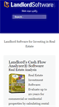 Mobile Screenshot of landlordsoftware.com